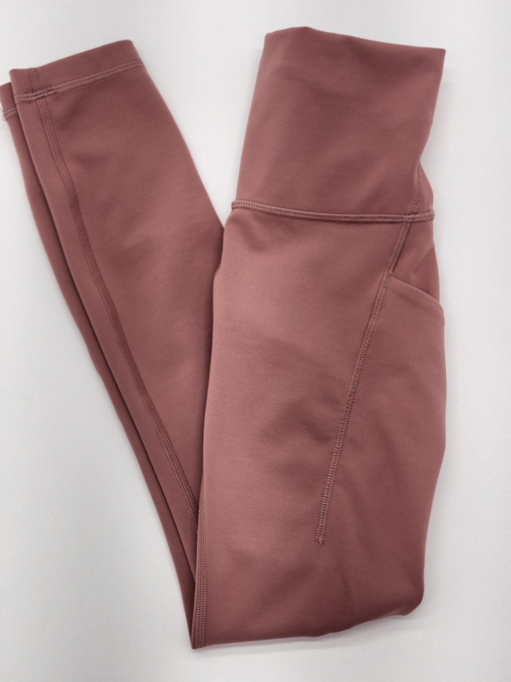 Lululemon Align High Rise Leggings Pink Side Pocket Yoga Pants Size 0